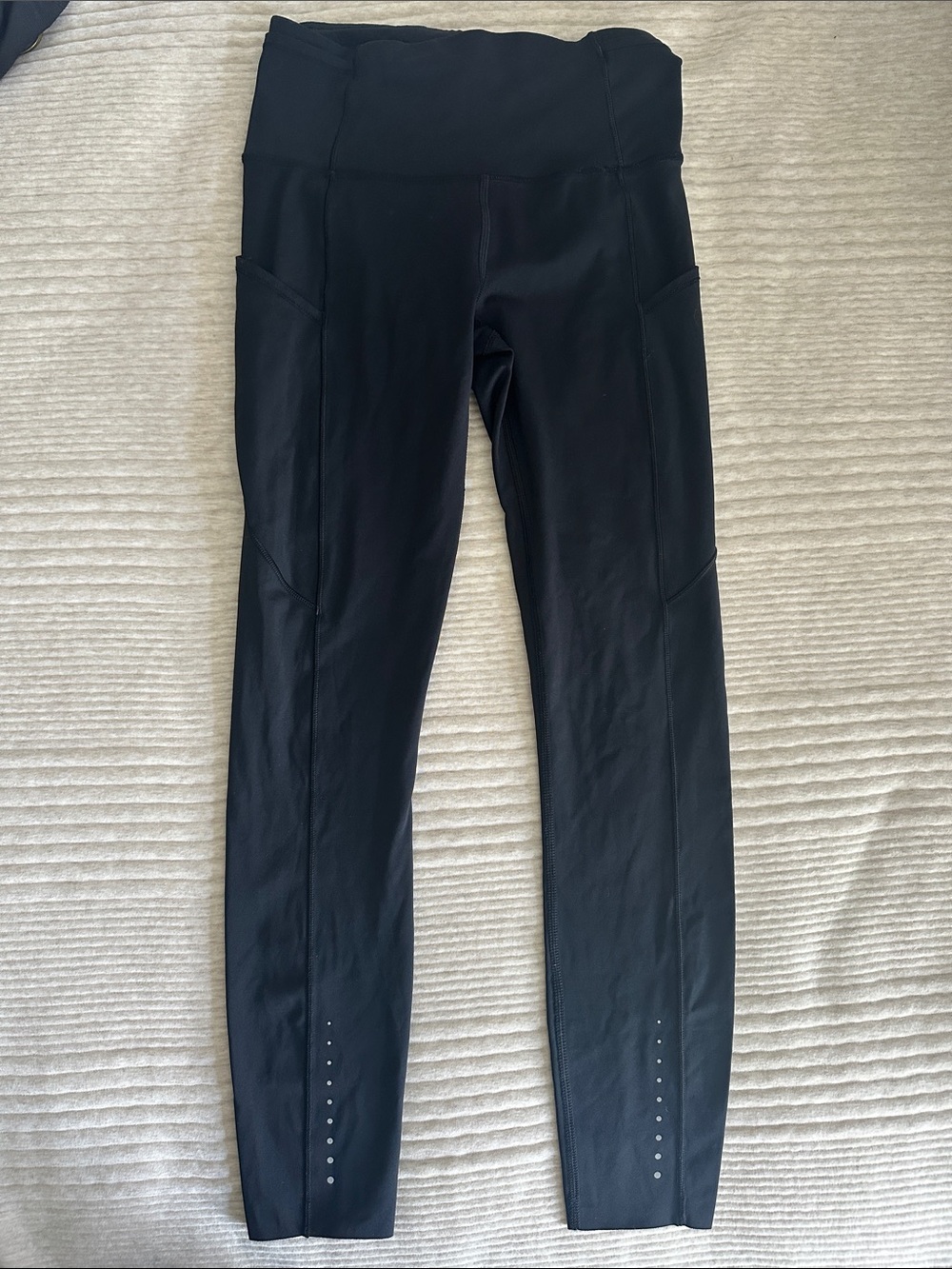Classic High-Waisted Black Athletic Leggings